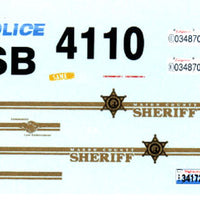Code 7 1/24-1/25 Seal Beach, Mason County Sheriff Police Decals 72009