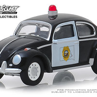 Greenlight 1/64 Sioux Falls SD Police Volkswagen Beetle 42880F