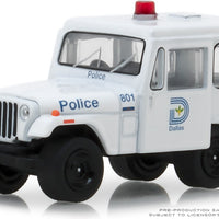 Greenlight 1/64 Dallas TX Police 1977 Jeep DJ-5 42860B