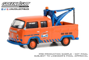 Greenlight 1/64 Volkswagen Double Cab Pickup Tow Truck GULF 30412