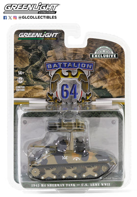 Greenlight 1/64 WW2 M4 Sherman Tank w/ Calliope 30441