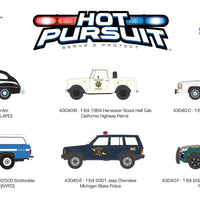 Greenlight 1/64 Hot Pursuit Series 46 Police Cars Six Car Set COMING SOON