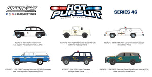 Greenlight 1/64 Hot Pursuit Series 46 Police Cars Six Car Set COMING SOON
