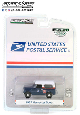 Greenlight 1/64 USPS Postal Service 1967 Harvester Scout 30463