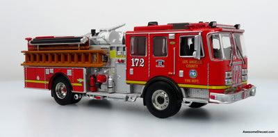 Iconic Replicas 1:64 KME Predator Fire Engine Los Angeles County Engine 172
