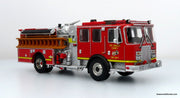 Iconic Replicas 1:64 KME Predator Fire Engine Los Angeles County No Station Number