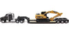 Diecast Masters HO Kenworth T8800 w/ Lowboy and CAT 320D Excavator 84420