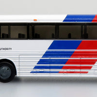 Iconic Replicas 1/87 Eagle Model 10 Coach Bus Houston Metropolitan 87-0358