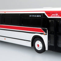 Iconic Replicas 1/87 MCI Classic Suburban Bus Liberty Lines 87-0389