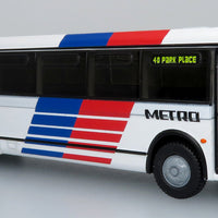 Iconic Replicas 1/87 Grumman 870 Transit Bus Houston Metro 87-0409