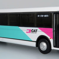 Iconic Replicas 1/87 Grumman 870 Transit Bus Metro Las Vegas CAT 87-0410