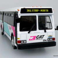 Iconic Replicas 1/87 Grumman 870 Transit Bus Metro Las Vegas CAT 87-0410