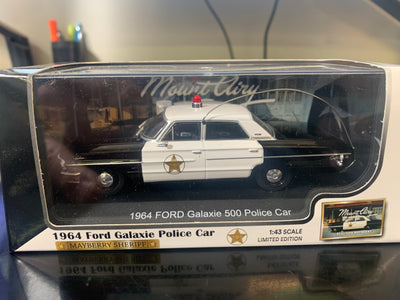 AS IS Iconic Replicas 1/43 Mayberry Sheriff 1964 Ford Galaxie 500 Police Car AS IS