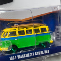 Greenlight 1/64 GREEN MACHINE Volkswagen Samba Bus w/ Surfboards