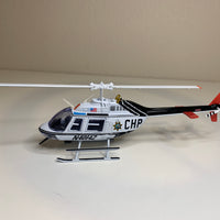 Fleer 1/43 CHP California Highway Patrol Bell Jet Ranger Helicopter