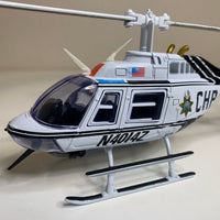 Fleer 1/43 CHP California Highway Patrol Bell Jet Ranger Helicopter