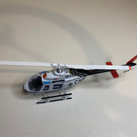 Fleer 1/43 CHP California Highway Patrol Bell Jet Ranger Helicopter