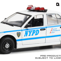 Greenlight 1/24  Quantico Ford Crown Victoria Police Interceptor NYPD 84183