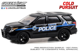 Greenlight 1/64 Cold Pursuit Kehoe, CO Police 2013 Ford PI Utility 62010F