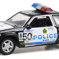 Greenlight 1/64 Edmonton Canada Police Blue Line Racing 1993 Ford Mustang 30368