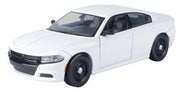Motormax 1/24 2023 Dodge Charger Police Car White Slicktop 76810WHT