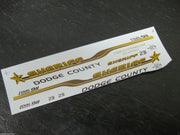 Code 3  1/24  Police Decals - Dodge County WI Sheriff  Wisconsin