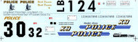 Code 7 1/24-25 72002 Long Beach & Garden Grove K9 CA Police Decals For Customs