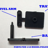 1/18 Laptop / Computer Mount For Model Police Cars - Part For MODELS  - CH 2004