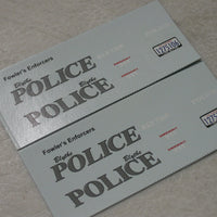 Fowlers 1/24 Police Decals 24509   Blythe, CA   Markings For 2 Cars