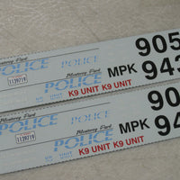 Fowlers 1/24 Police Decals 24510 Monterey Park, CA   Markings For 2 Cars