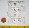 Microscale Police Fire Ambulance Emergency Decals 1/160 N Scale 60-4150