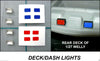 1/43 - 1/24 Deck / Dash Lights For Model Police Cars SINGLE LENS CH1522