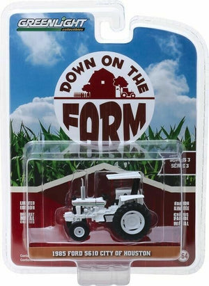 Greenlight 1/64 Farm Series 3 1985 Ford 5610 Tractor City of Houston TX 48030F