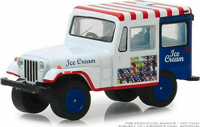 Greenlight 1/64 1975 Jeep DJ-5 ICE CREAM TRUCK HOBBY EXCLUSIVE 30005