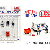 American Diorama MIJO 1/64 Postal Mail Service Figure Set 76491 MJ