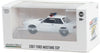 Greenlight 1/64 1987 Ford Mustang Police Car Blank White WITH LIGHTBAR 43008B