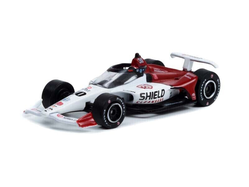 Greenlight 1/64 NTT Indy 2022 Race Car #30 Lundgaard Shield Cleansers 11538