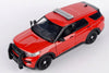 Motormax 1/24 2022 Ford PI Utliity Fire SUV Blank Red w/ Lightbar 76988 RED