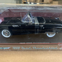 Motormax 1/18 1956 Ford Thunderbird BLACK 73173 BLK