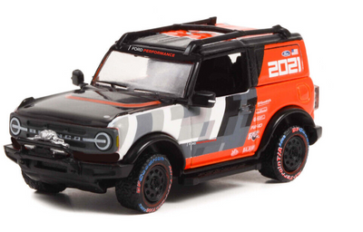 Greenlight 1/64 2021 Ford Bronco BF Goodrich BAJA 1000 Hobby Issue 30349