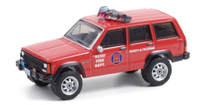 Greenlight 1/64 Fire Series 1 Reno, Nevada Fire 1990 Jeep Cherokee 67010D