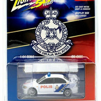 Johnny Lightning 1/64 Malaysian Police Mitsubishi Lancer MIJO EXCLUSIVE JLCP7213