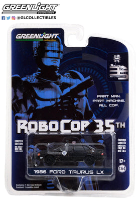 Greenlight 1/64 ROBOCOP Detroit Police 1986 Ford Taurus Weathered 28120D