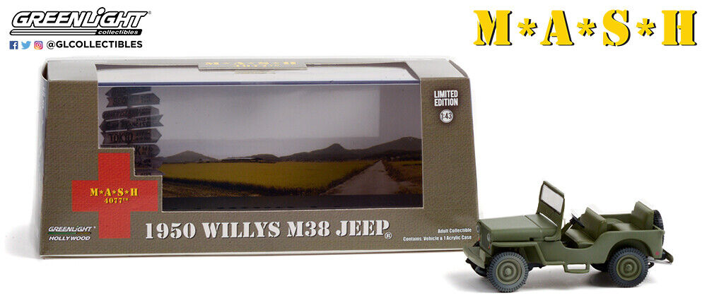 Greenlight 1/43 M*A*S*H  MASH 1950 Willys M38 Jeep  86594