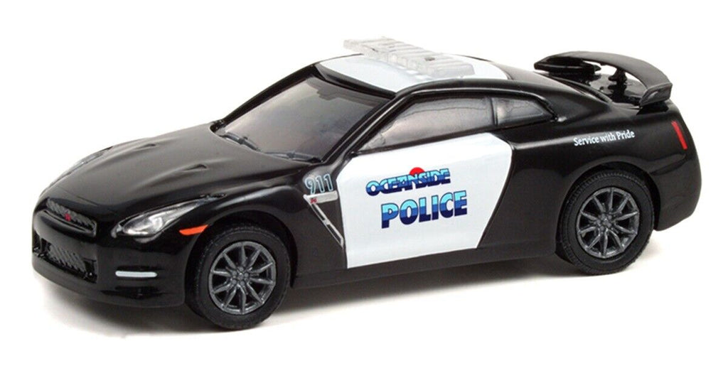 Greenlight 1/64 Oceanside CA Police 2015 Nissan GT-R Hot Pursuit  38 42960D