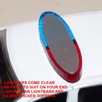 LC64-2 1/64 ARJENT Lightbar For Model Police Cars - 2 Pack