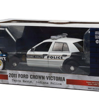 Greenlight 1/24 Terre Haute IN Police 2011 Ford Crown Victoria HOT PURSUIT 84124
