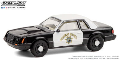 Greenlight 1/64 HP36 California Highway Patrol 1982 Ford Mustang 42930C
