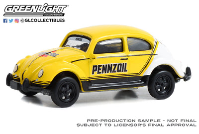 Greenlight 1/64 Club VDub S 16 Classic Volkswagen Beetle Pennzoil Racing 36070E