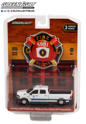 Greenlight 1/64 Fire Rescue S3 Bullhead City AZ Fire RAM 2500 67030F